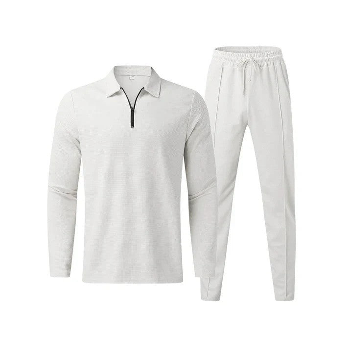 Men's Co-ord Set | Cotton Top & Trousers Two-Piece