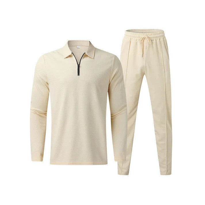Men's Co-ord Set | Cotton Top & Trousers Two-Piece