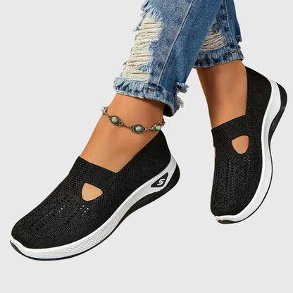 Orthopedic ergonomic cushioned walking shoes