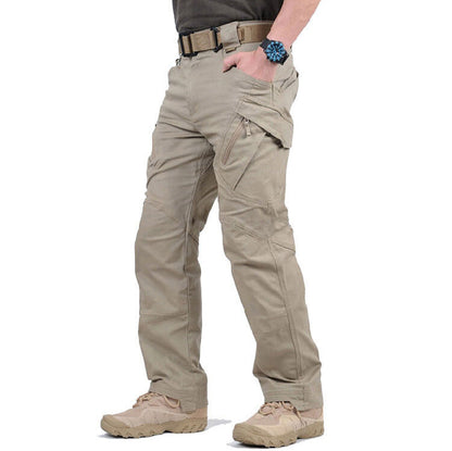Men's tactical outdoor hiking cargo trousers