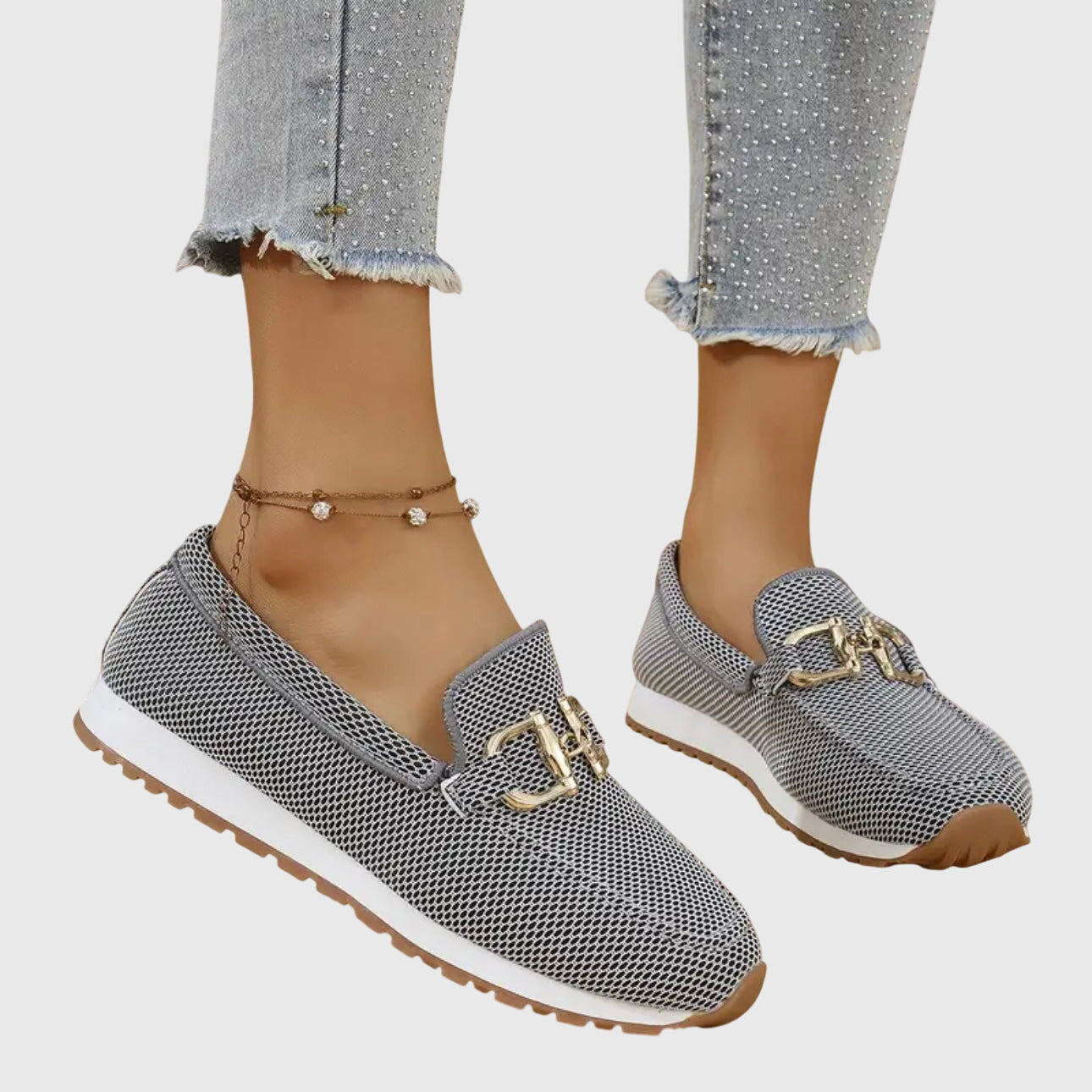Orthopedic Comfort Loafers | Horsebit Slip-On Flats