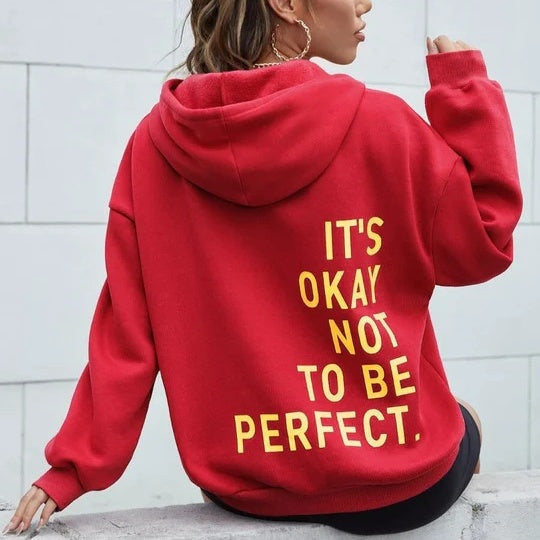 Hoodie | Back Print Relaxed Hooded Sweatshirt