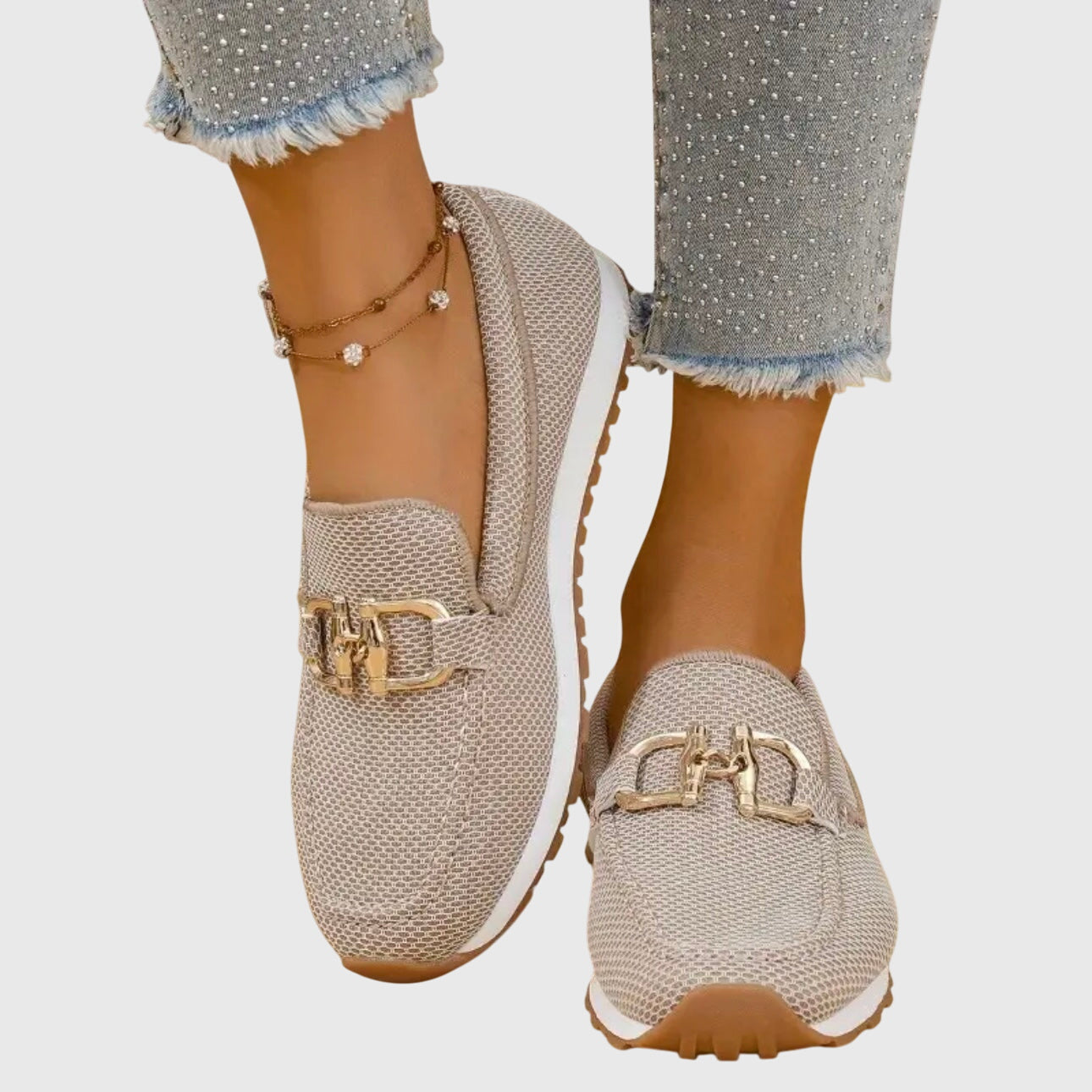 Orthopedic Comfort Loafers | Horsebit Slip-On Flats