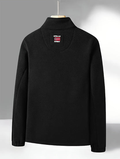 Warm High-Collar Outdoor Fleece Jacket