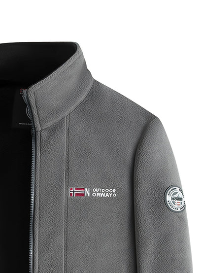 Warm High-Collar Outdoor Fleece Jacket