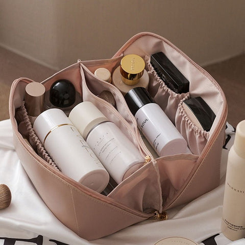 Women's Cosmetic Bag | Luxe Travel Makeup Pouch