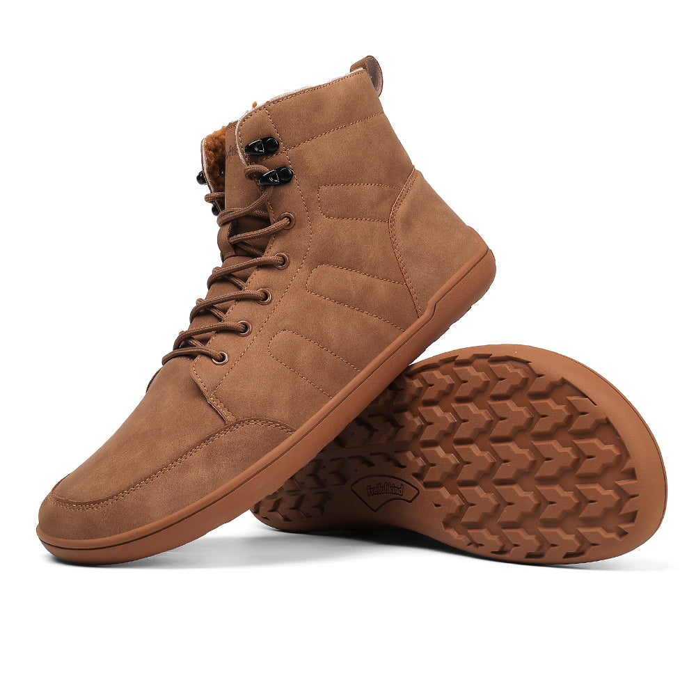 Women's water-resistant lined barefoot winter shoes