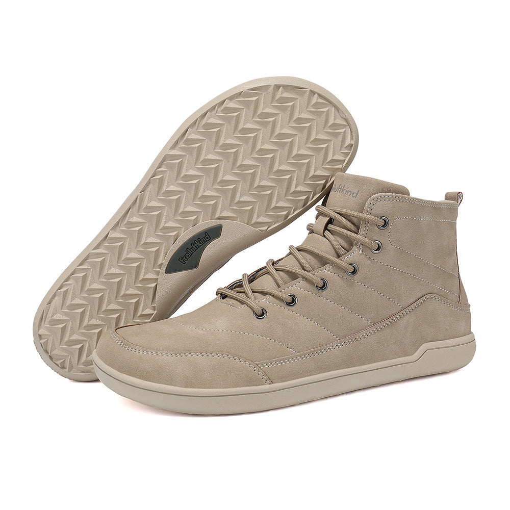 Mid-Top Barefoot Sneakers | Water-Resistant Ankle Shoes