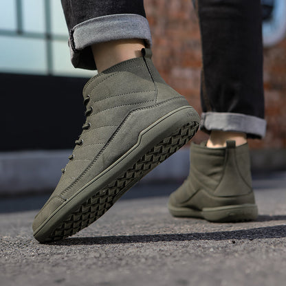 Mid-Top Barefoot Sneakers | Water-Resistant Ankle Shoes