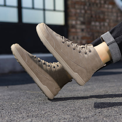 Mid-Top Barefoot Sneakers | Water-Resistant Ankle Shoes