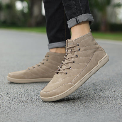 Mid-Top Barefoot Sneakers | Water-Resistant Ankle Shoes