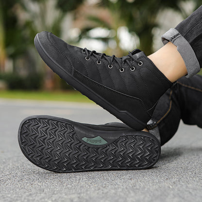 Mid-Top Barefoot Sneakers | Water-Resistant Ankle Shoes
