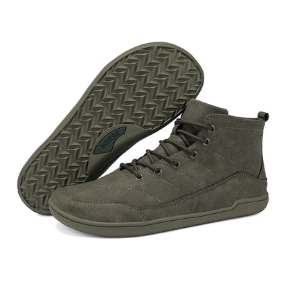 Mid-Top Barefoot Sneakers | Water-Resistant Ankle Shoes