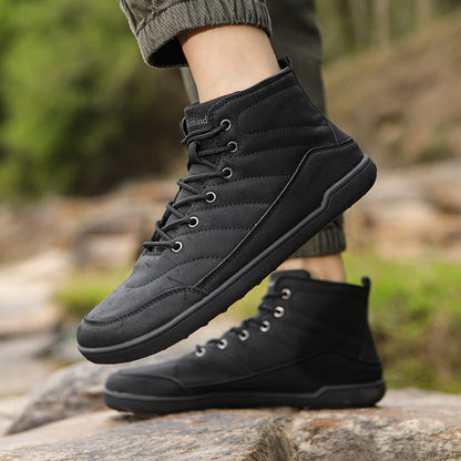 Mid-Top Barefoot Sneakers | Water-Resistant Ankle Shoes