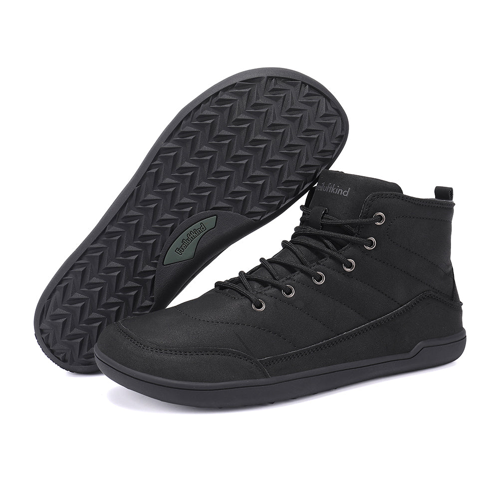 Mid-Top Barefoot Sneakers | Water-Resistant Ankle Shoes