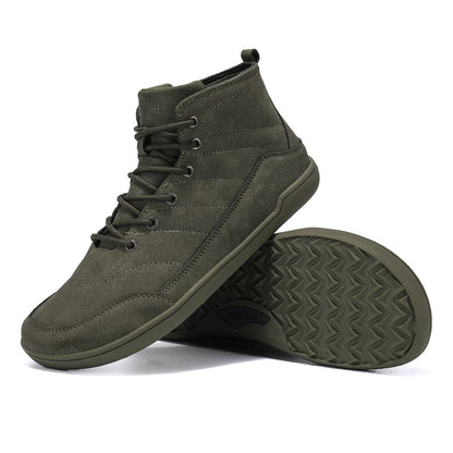 Mid-Top Barefoot Sneakers | Water-Resistant Ankle Shoes