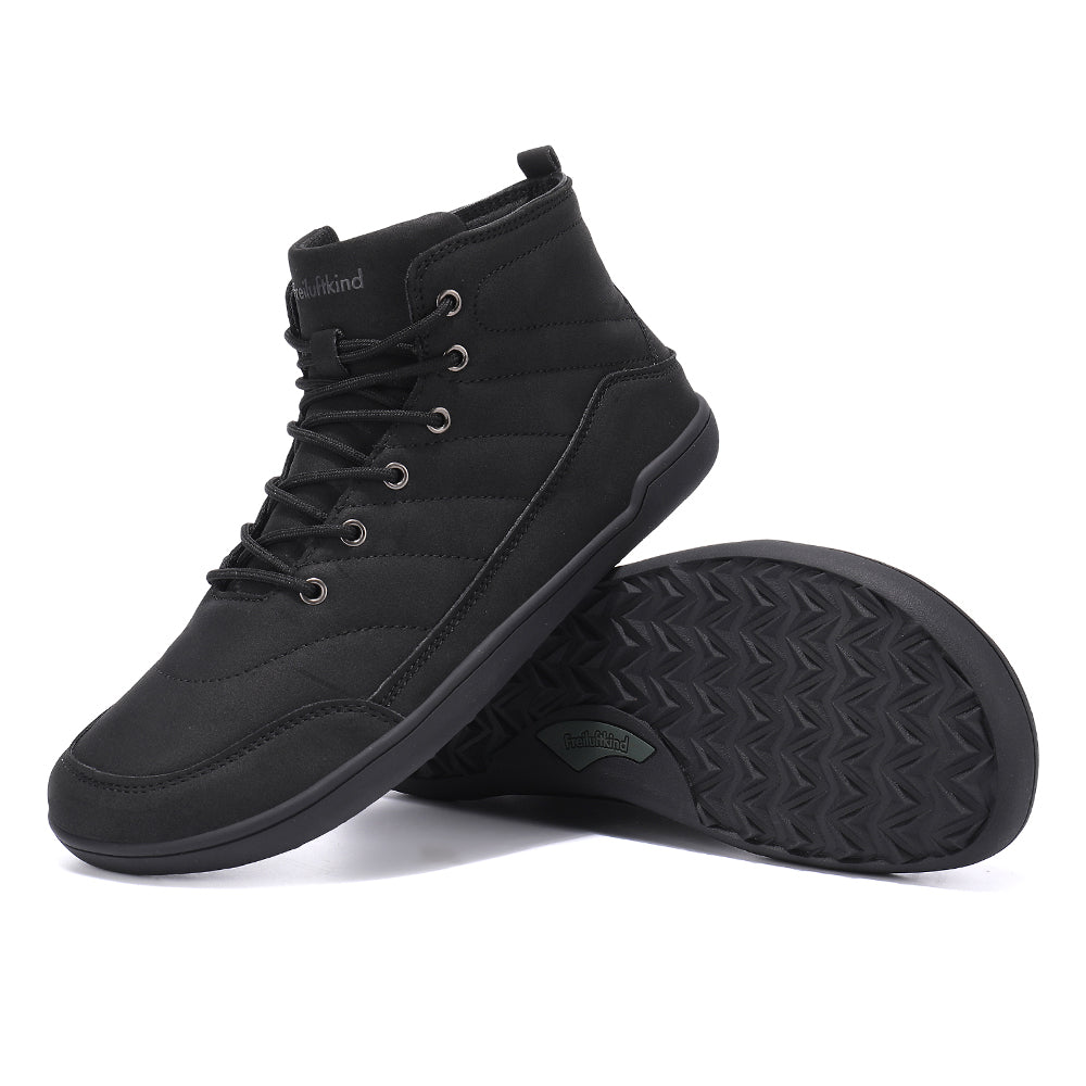 Mid-Top Barefoot Sneakers | Water-Resistant Ankle Shoes