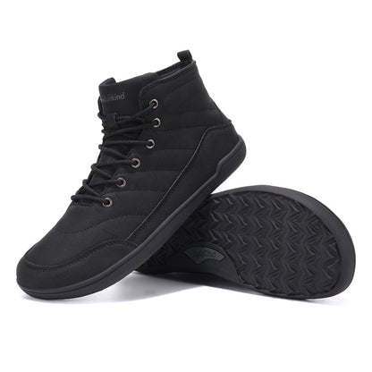Mid-Top Barefoot Sneakers | Water-Resistant Ankle Shoes