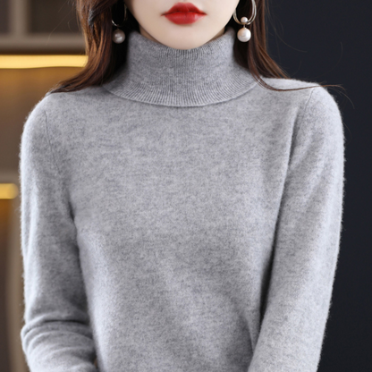 Roll-Neck Cashmere-Blend Jumper