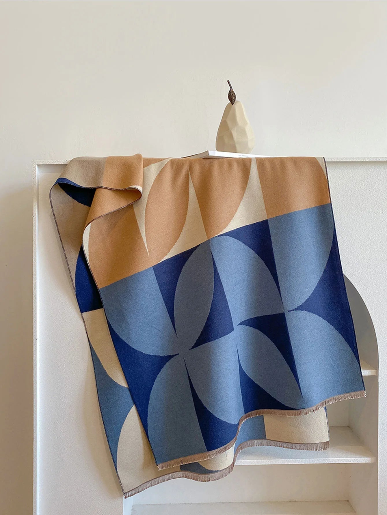 Reversible Cashmere Scarf | Soft Warm Wrap