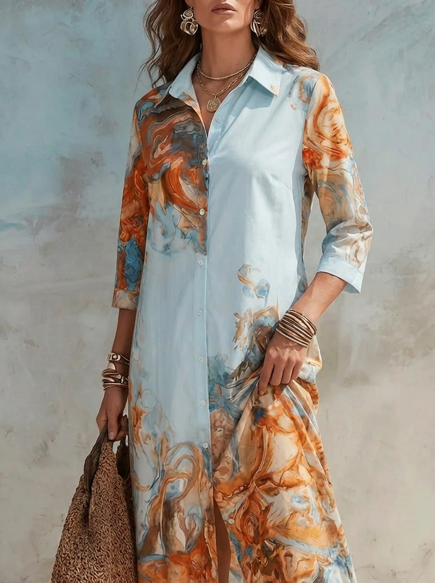 Women's Dress | Paisley Print Maxi Dress