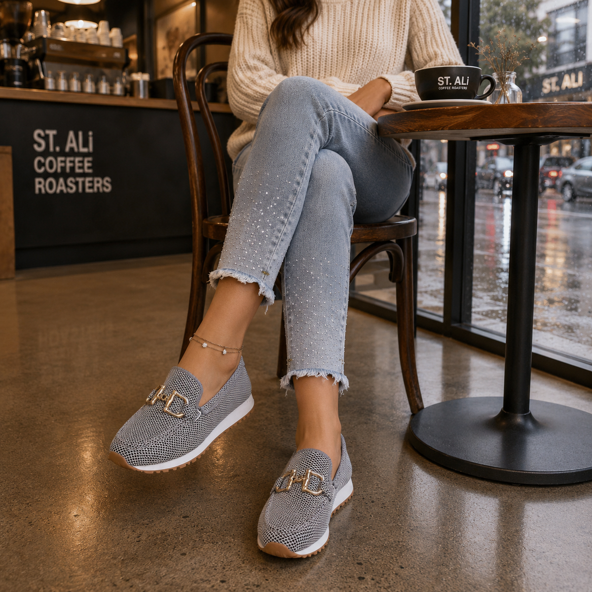 Orthopedic Comfort Loafers | Horsebit Slip-On Flats