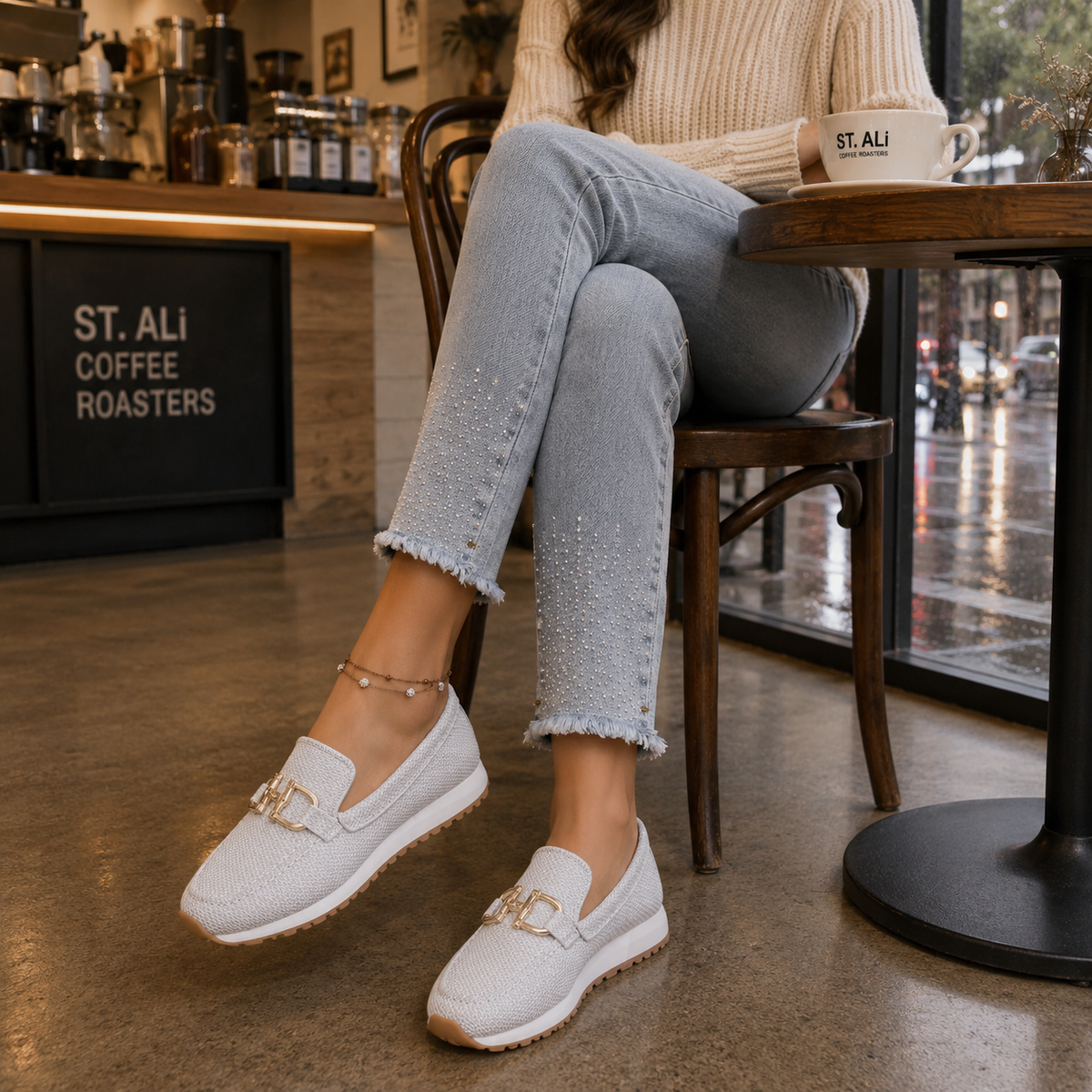 Orthopedic Comfort Loafers | Horsebit Slip-On Flats