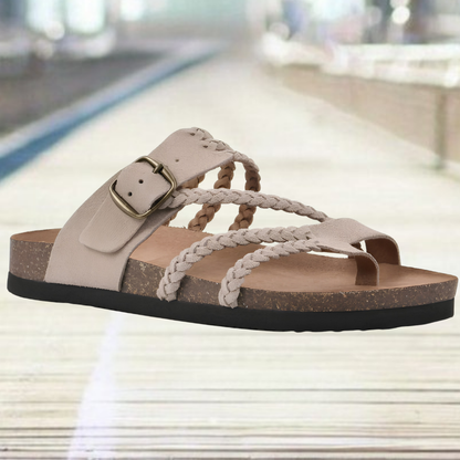 Women's Shoes | Woven Slip-On Flat Sandals