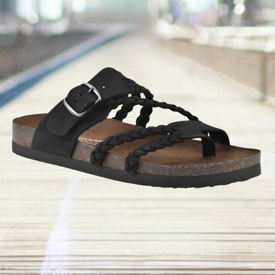 Women's Shoes | Woven Slip-On Flat Sandals