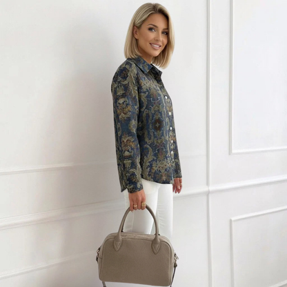Women's Shirt | Classic-Collar Long-Sleeve Shirt