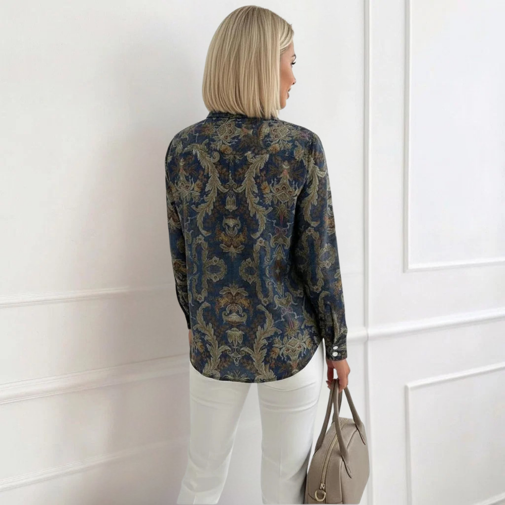 Women's Shirt | Classic-Collar Long-Sleeve Shirt