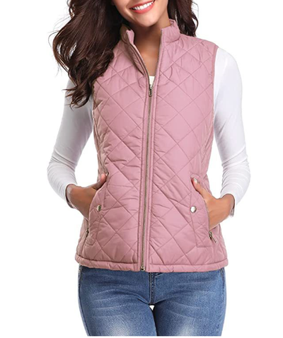 Women's Vest | Lightly Padded Zip-Up Vest