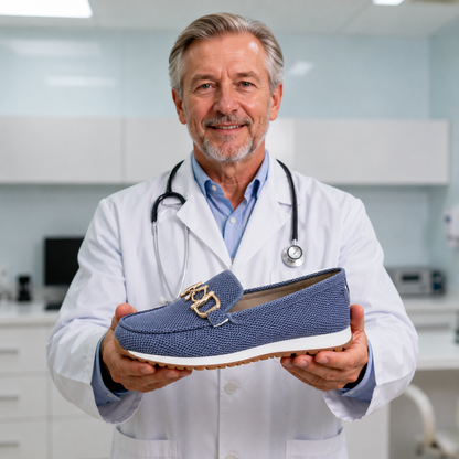 Orthopedic Comfort Loafers | Horsebit Slip-On Flats