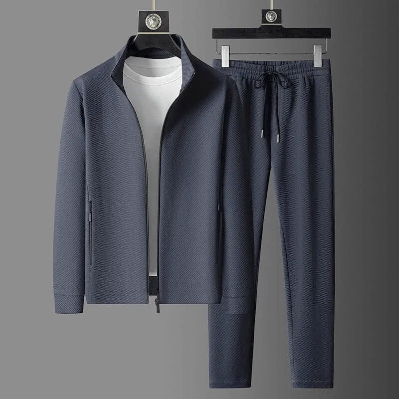 Men's premium comfort tracksuit set in black