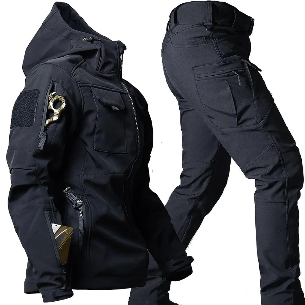 Outdoor Set | Water-Resistant Softshell Jacket & Trousers