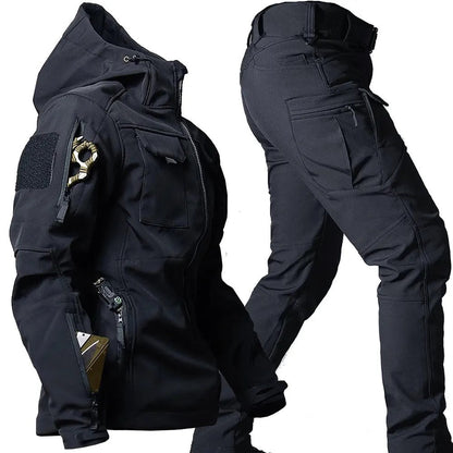 Outdoor Set | Water-Resistant Softshell Jacket & Trousers