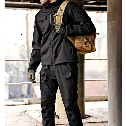 Outdoor Set | Water-Resistant Softshell Jacket & Trousers