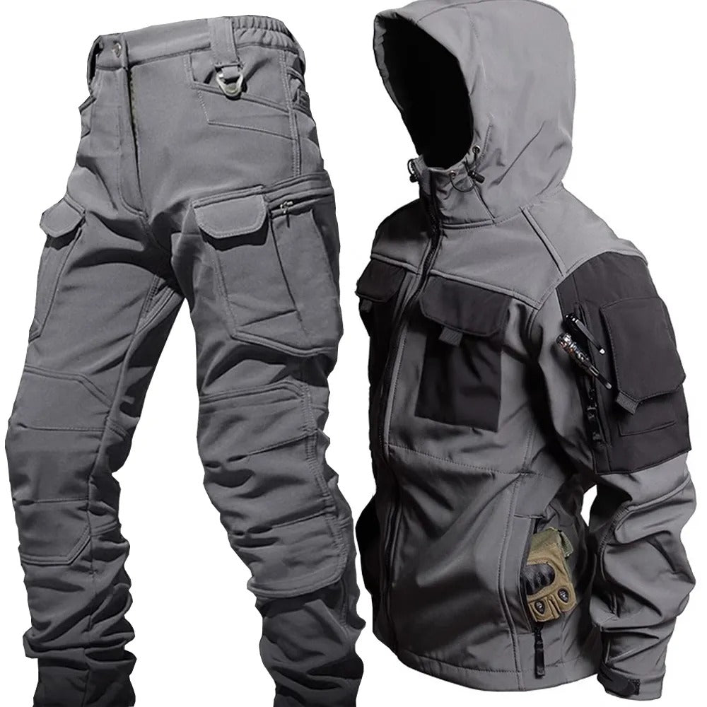 Outdoor Set | Water-Resistant Softshell Jacket & Trousers
