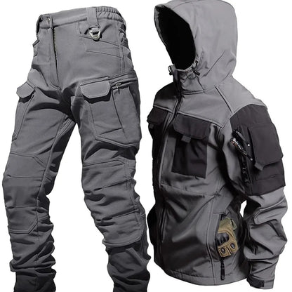 Outdoor Set | Water-Resistant Softshell Jacket & Trousers