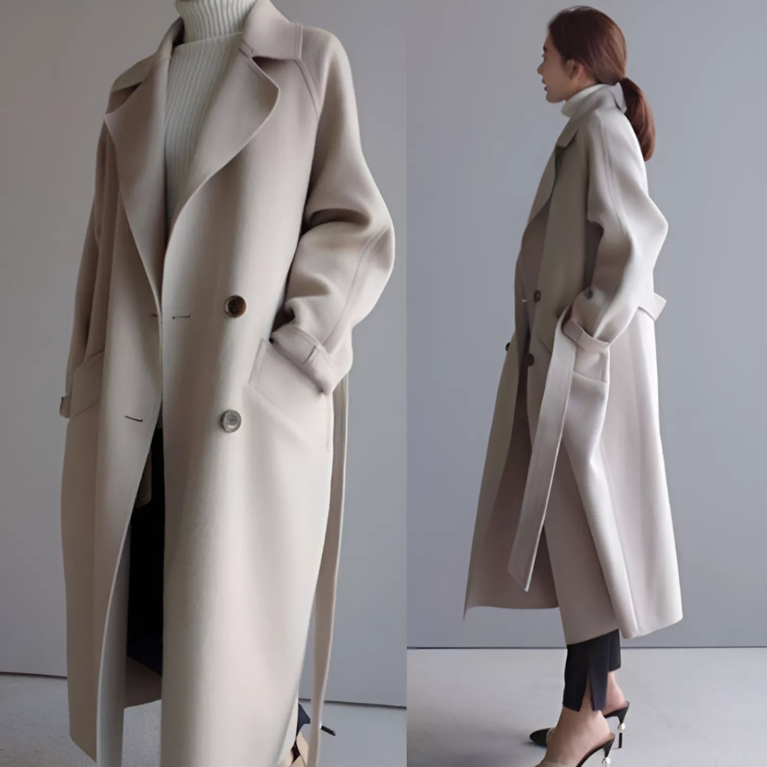Coat | Classic Wool-Blend Winter Coat
