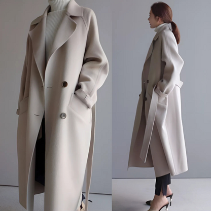 Coat | Classic Wool-Blend Winter Coat