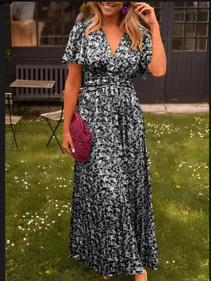 Women's Dress | Floral V-Neck Summer Dress