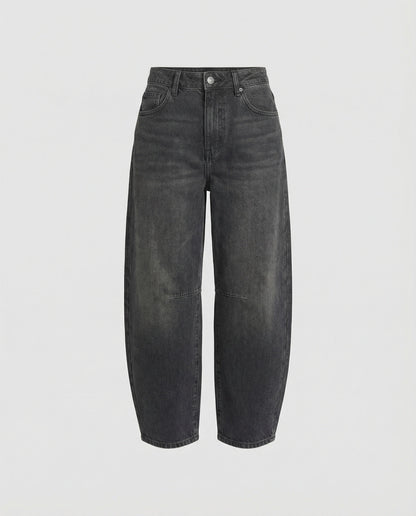 Barrel Jeans | Mid-Rise Relaxed Denim