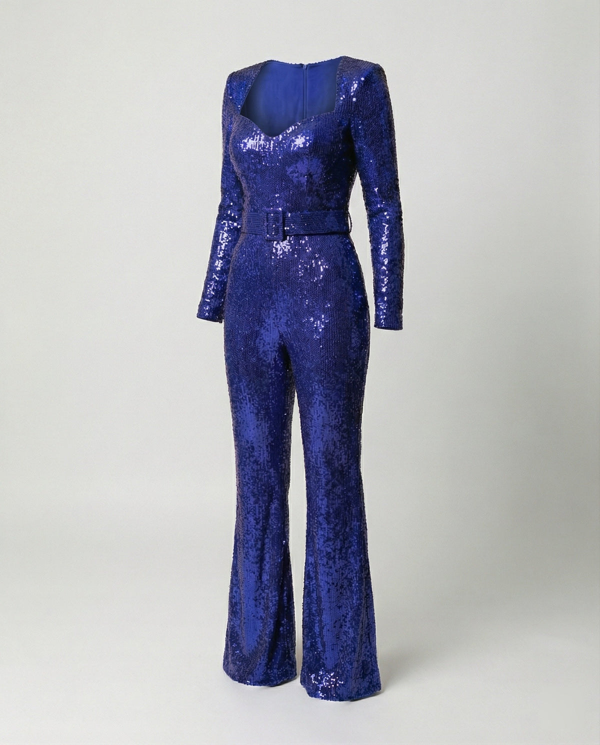 Women's Jumpsuit | Sequin Long-Sleeve Jumpsuit