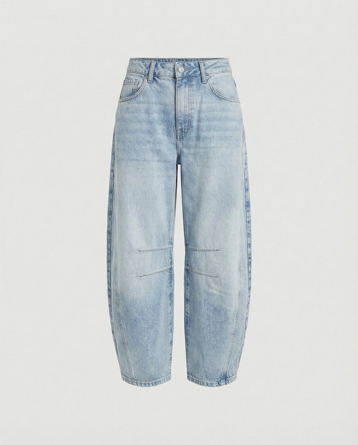 Barrel Jeans | Mid-Rise Relaxed Denim