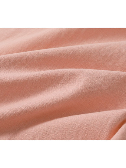 Linen Shirt | Short-Sleeve Henley Summer Shirt