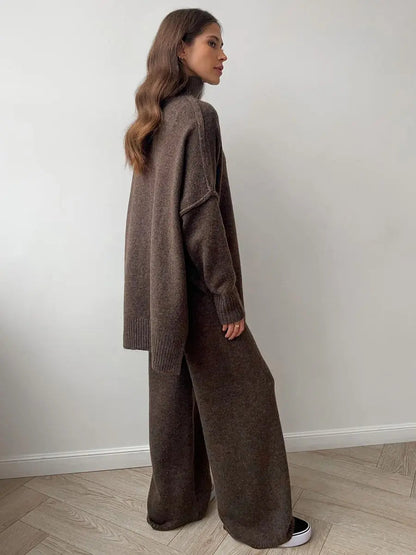 Knit Set | Jumper & Wide Leg Trouser Co-ord
