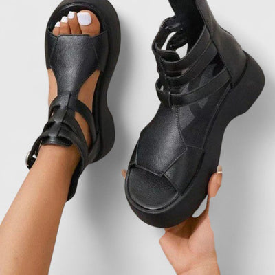 Women's Orthopedic Sandals | Crossed-Strap Platform Sandals