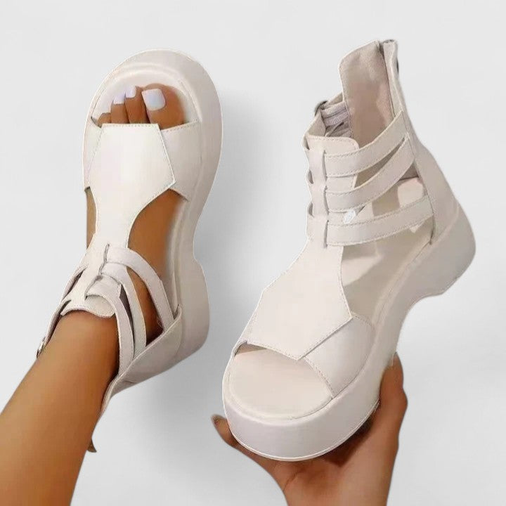 Women's Orthopedic Sandals | Crossed-Strap Platform Sandals
