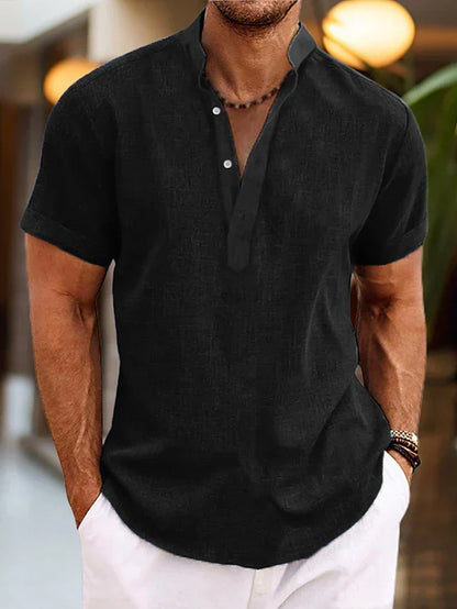 Henley Shirt | Short-Sleeve Summer Henley